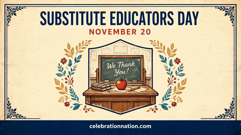 Substitute Educators Day poster