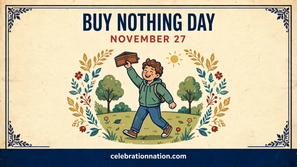Buy Nothing Day poster