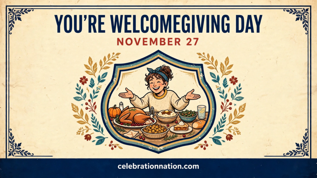 You’re Welcomegiving Day poster