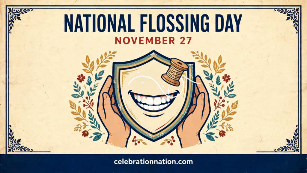 National Flossing Day poster