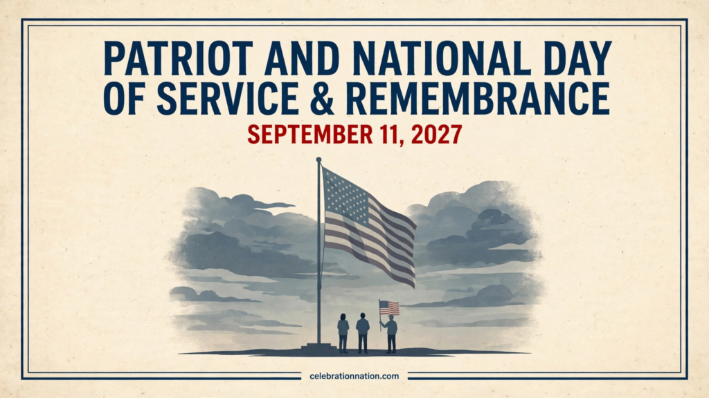 Patriot and National Day of Service & Remembrance poster