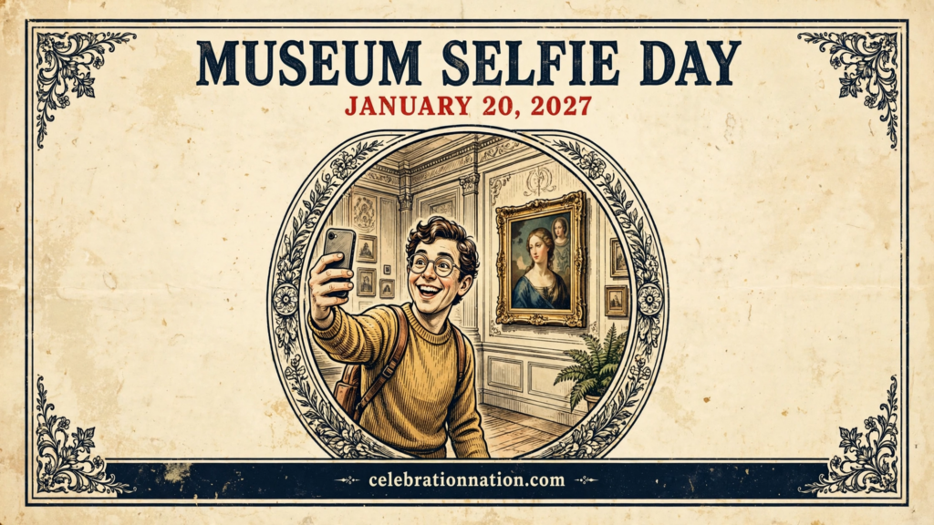 Museum Selfie Day poster