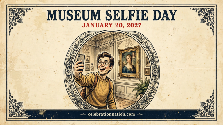 Museum Selfie Day poster