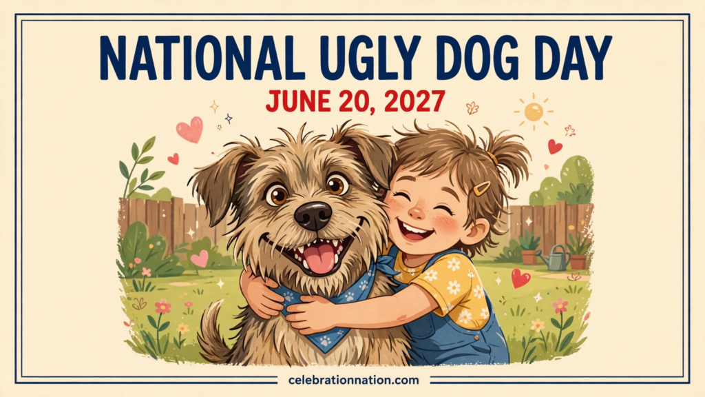 National Ugly Dog Day poster