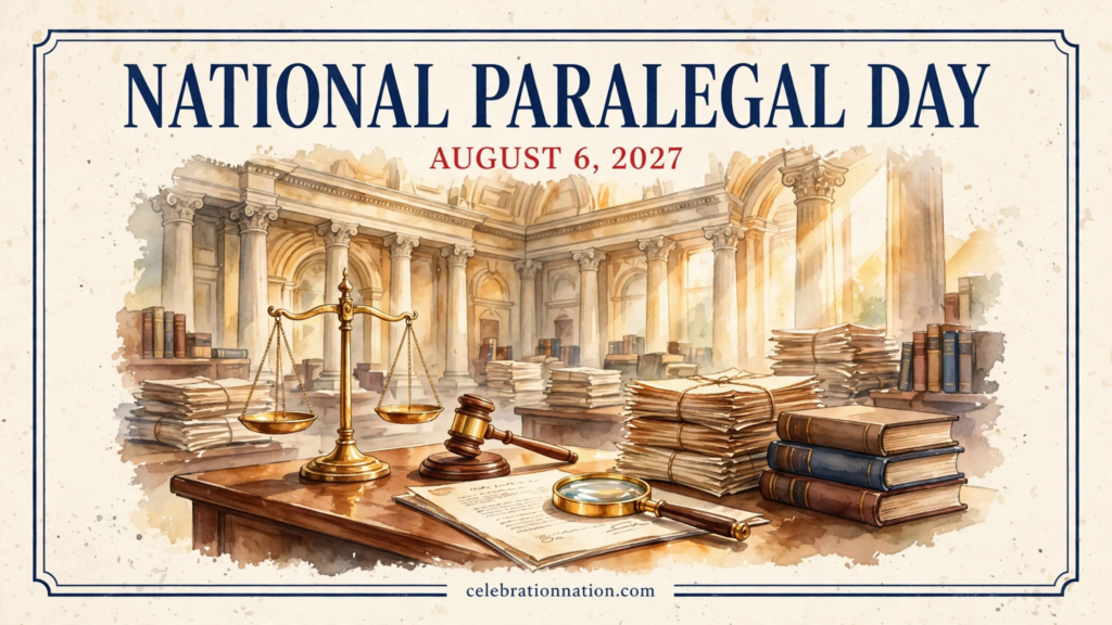 National Paralegal Day poster