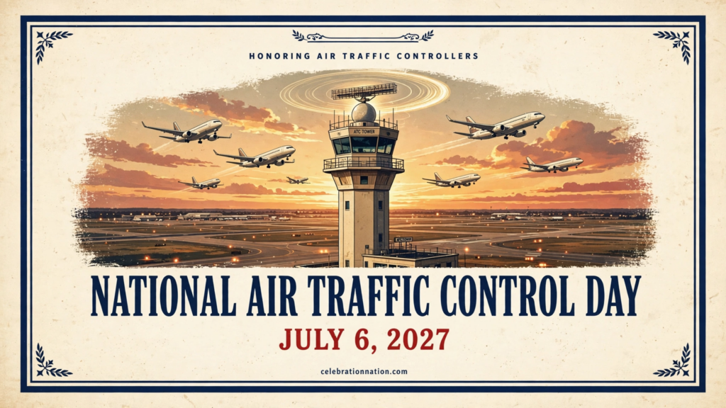 National Air Traffic Control Day poster