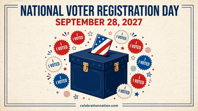 National Voter Registration Day poster
