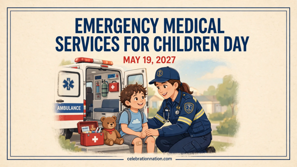 Emergency Medical Services for Children Day poster