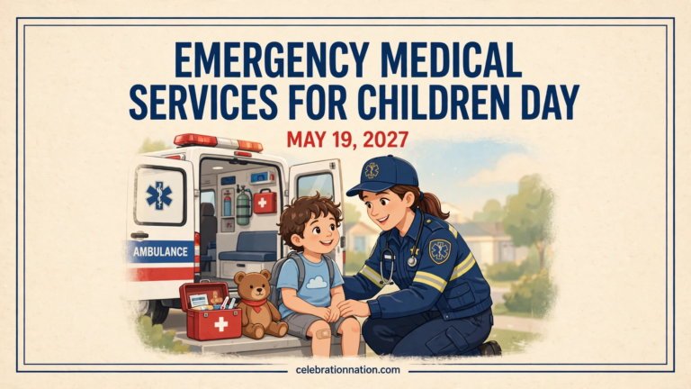 Emergency Medical Services for Children Day poster