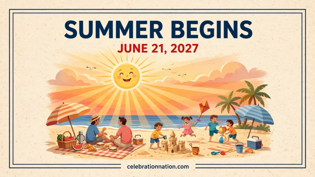 Summer Begins poster