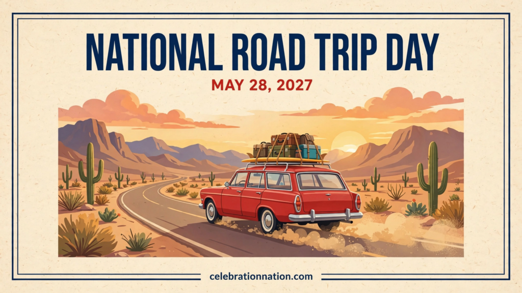 National Road Trip Day poster