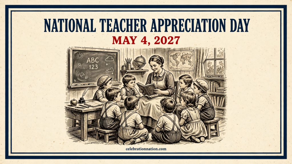 National Teacher Appreciation Day poster