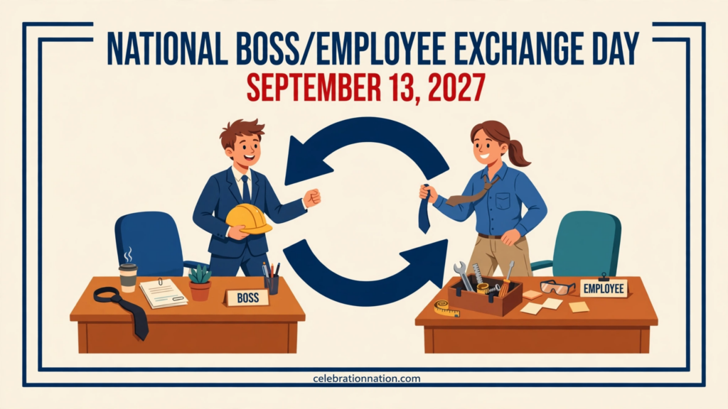 National Boss/Employee Exchange Day poster