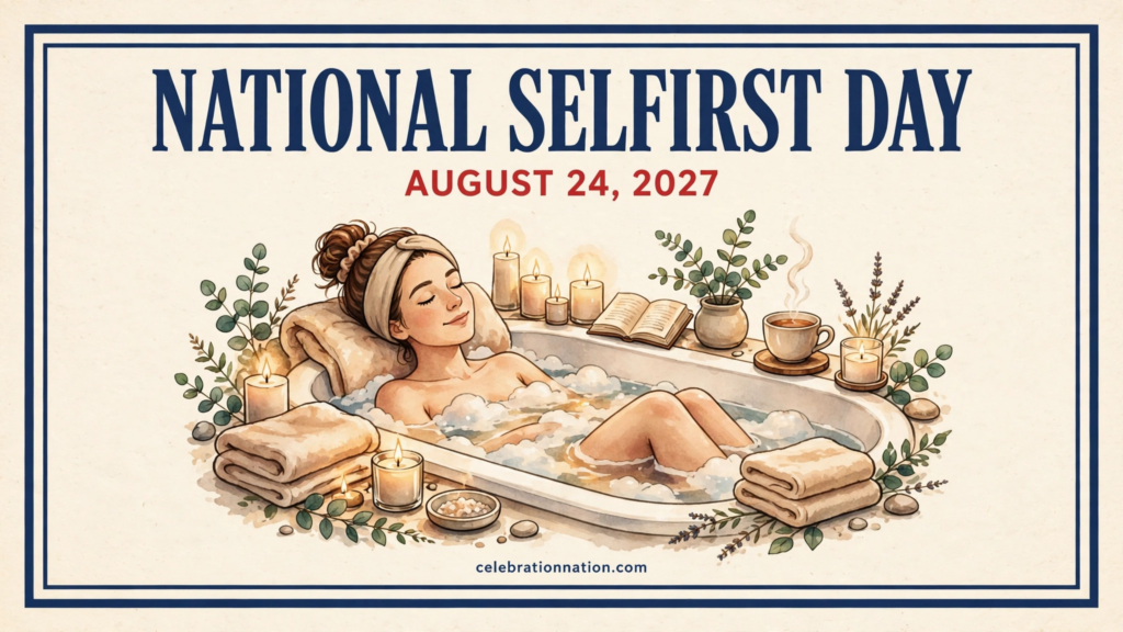 National Selfirst Day poster