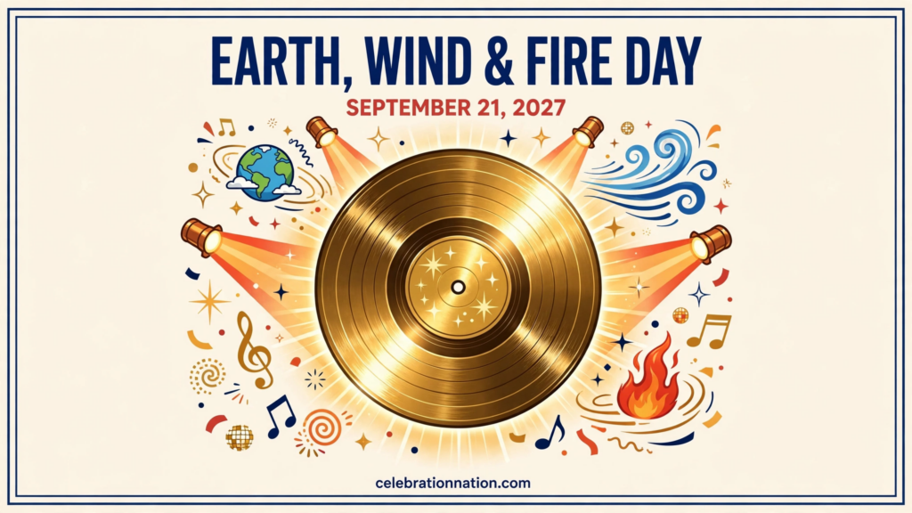 Earth, Wind & Fire Day poster