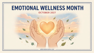 Emotional Wellness Month 16x9 landscape poster