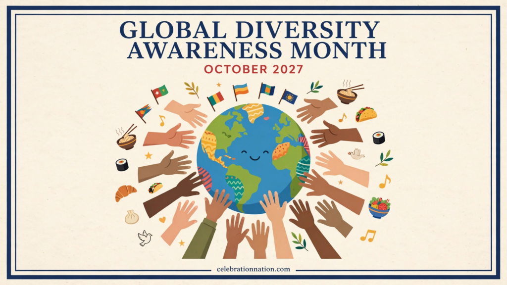 Global Diversity Awareness Month poster