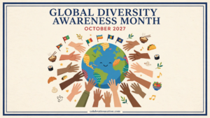 Global Diversity Awareness Month 16x9 landscape poster