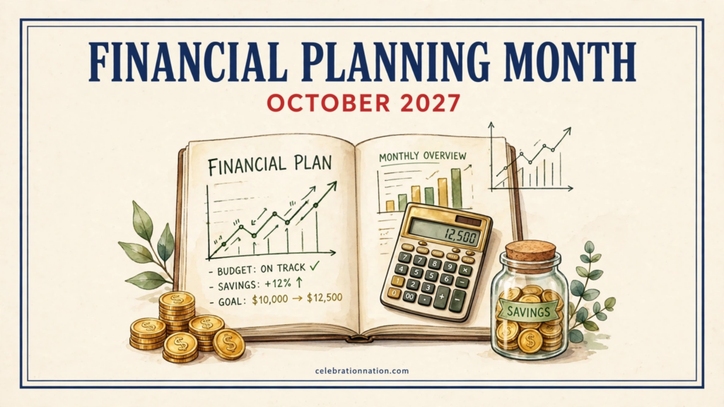 Financial Planning Month poster