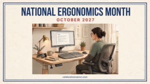 National Ergonomics Month 16x9 landscape poster