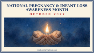 National Pregnancy & Infant Loss Awareness Month 16x9 landscape poster