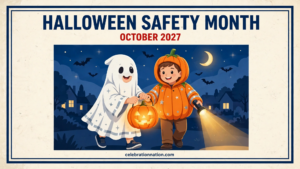 Halloween Safety Month 16x9 landscape poster