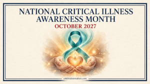 National Critical Illness Awareness Month 16x9 landscape poster