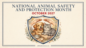 National Animal Safety and Protection Month 16x9 landscape poster