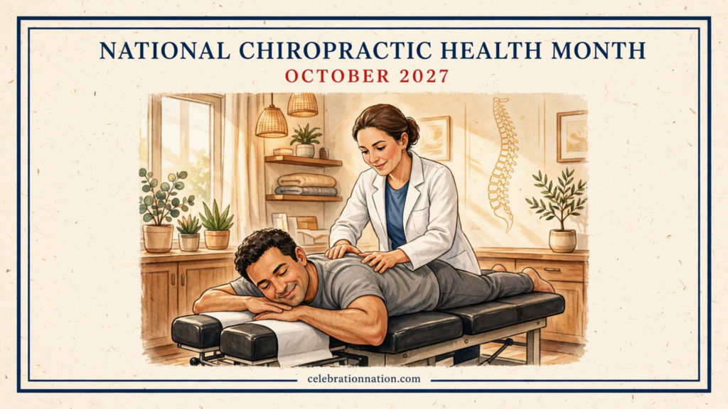 National Chiropractic Health Month poster