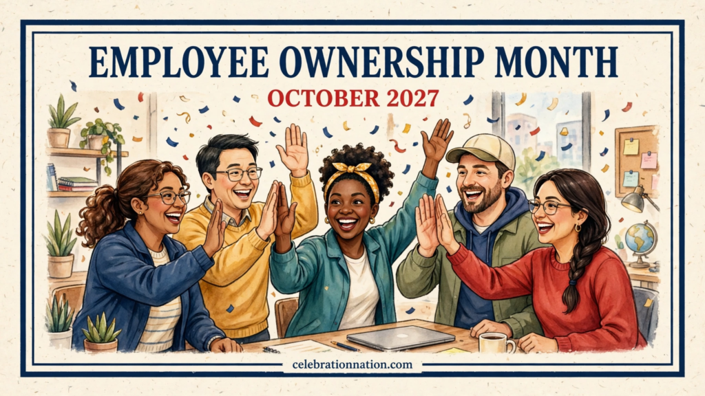 Employee Ownership Month poster