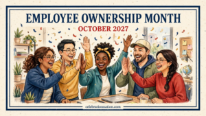 Employee Ownership Month 16x9 landscape poster
