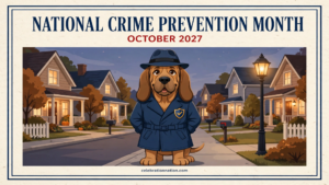 National Crime Prevention Month 16x9 landscape poster