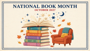 National Book Month 16x9 landscape poster