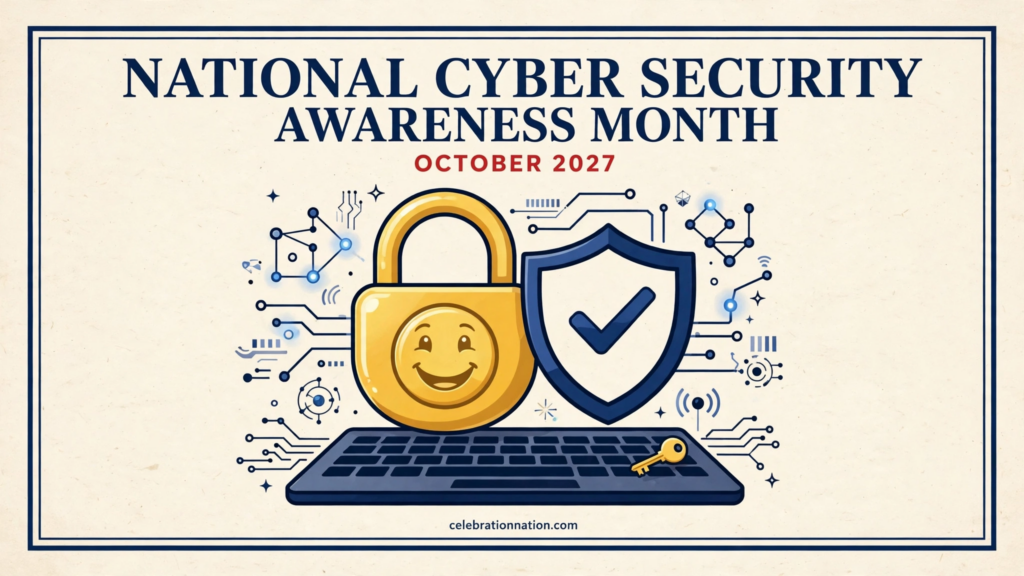 National Cyber Security Awareness Month poster