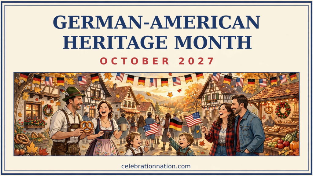 German-American Heritage Month poster