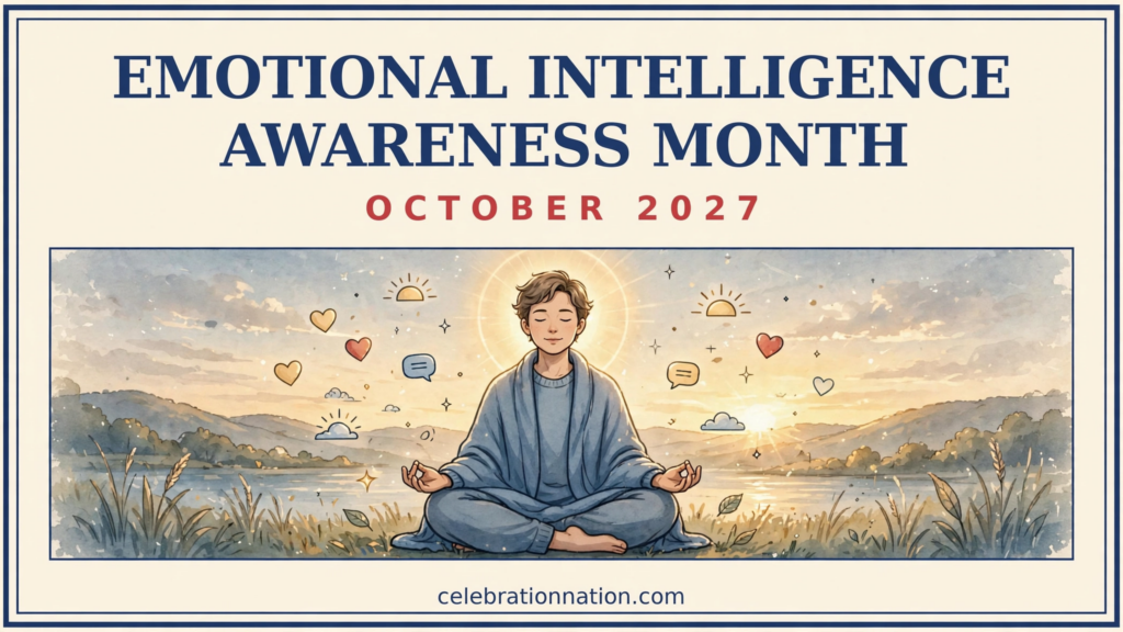Emotional Intelligence Awareness Month poster