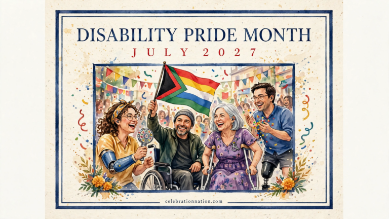 Disability Pride Month poster