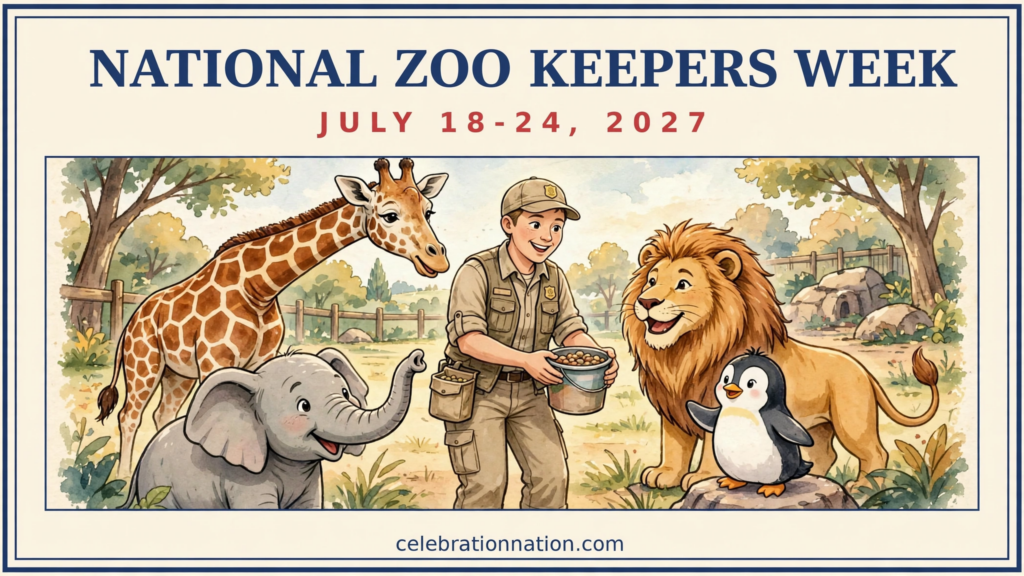 National Zoo Keepers Week poster