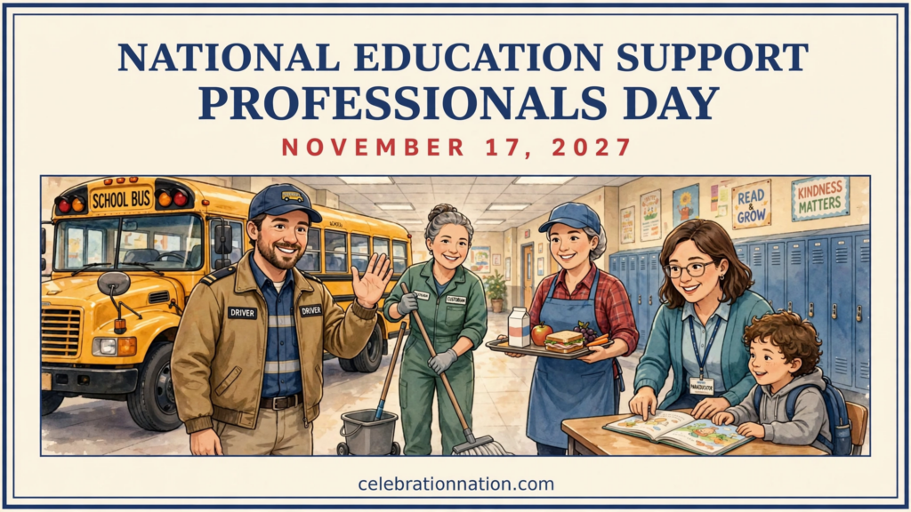 National Education Support Professionals Day poster