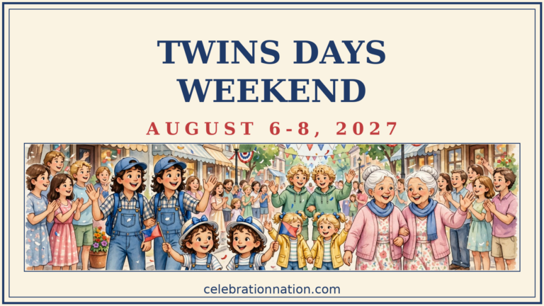 Twins Days Weekend poster