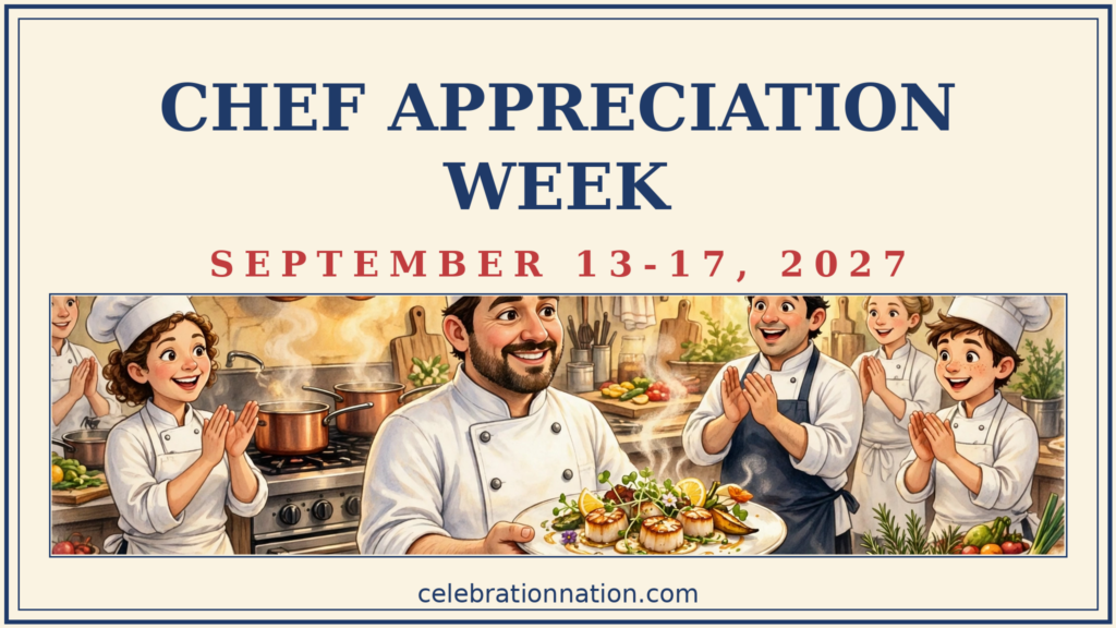 Chef Appreciation Week poster