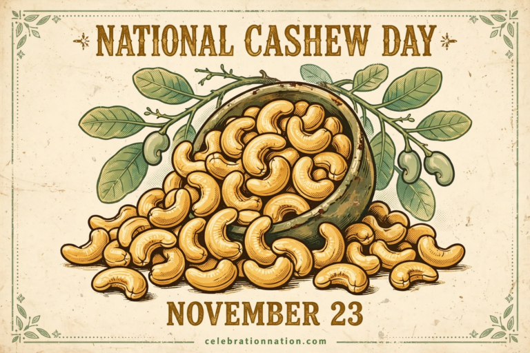 National Cashew Day poster