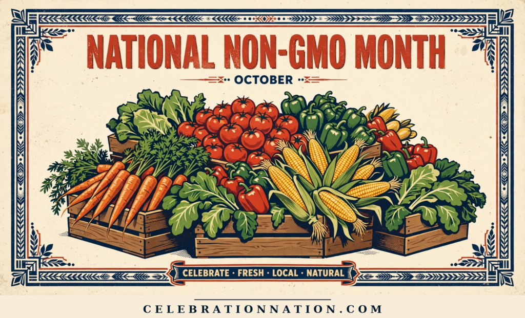 National Non-GMO Month poster