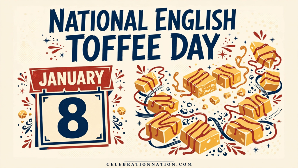 National English Toffee Day poster