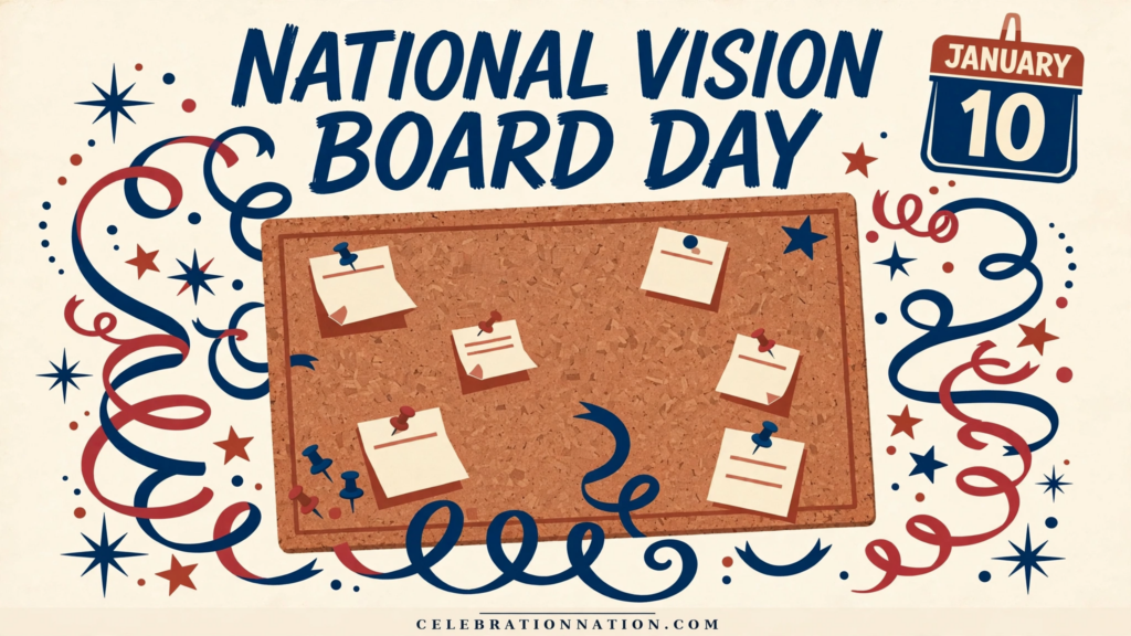 National Vision Board Day poster
