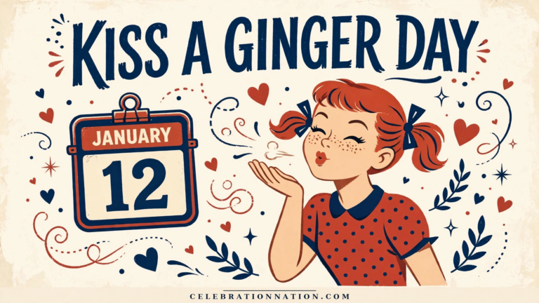 Kiss a Ginger Day poster