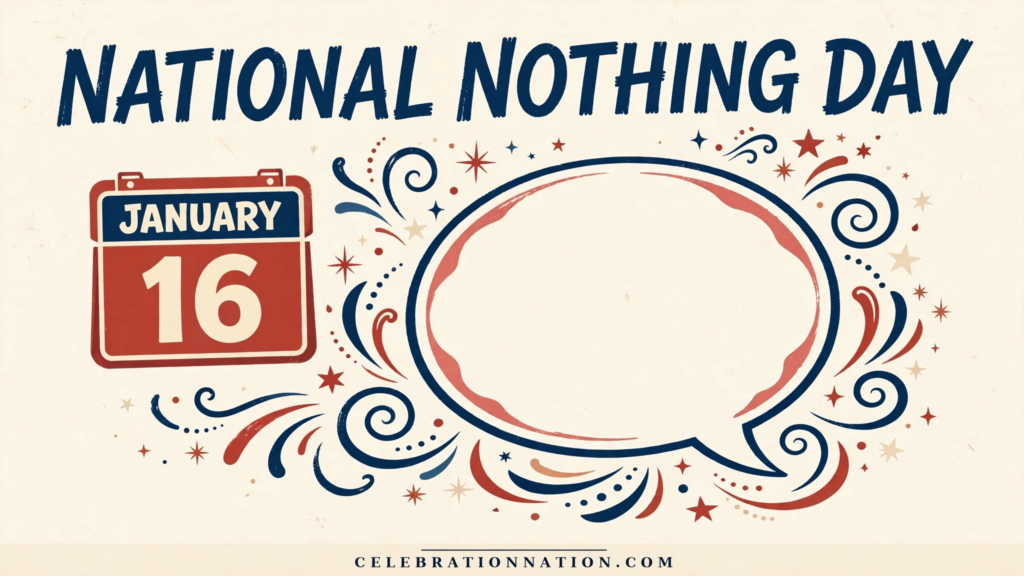National Nothing Day poster