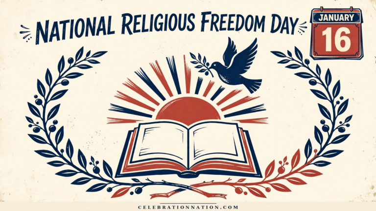 National Religious Freedom Day poster