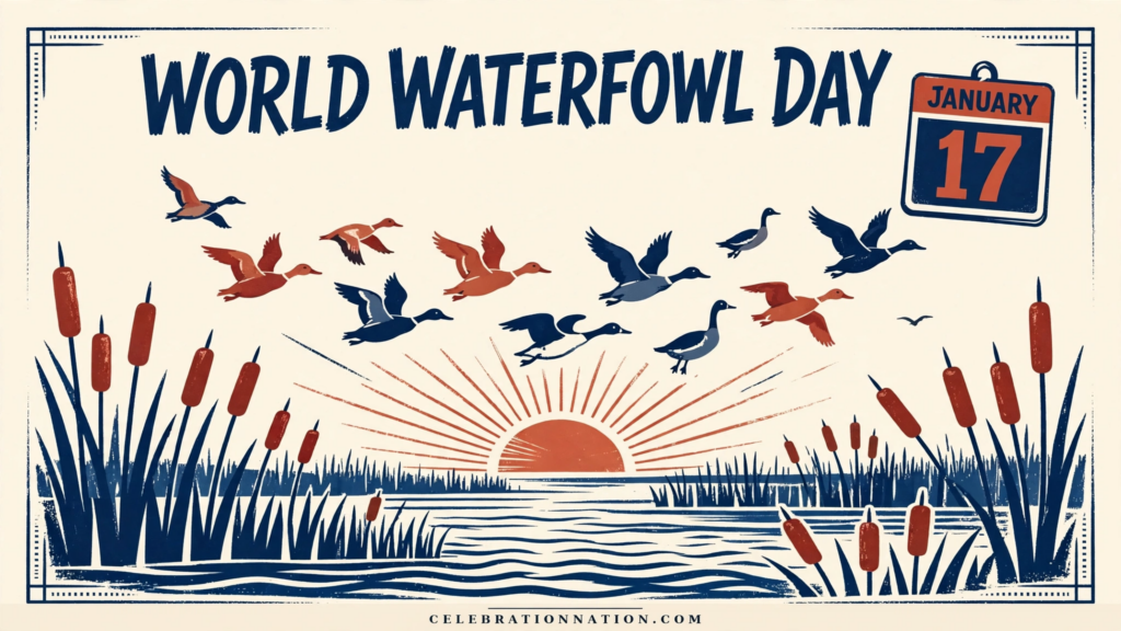 World Waterfowl Day poster