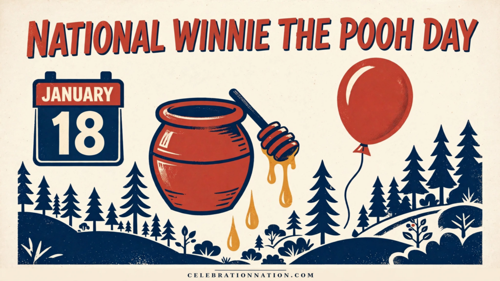 National Winnie the Pooh Day poster